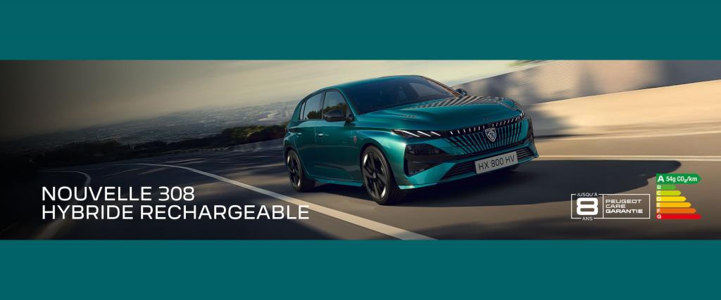 PEUGEOT 308 HYBRIDE RECHARGEABLE